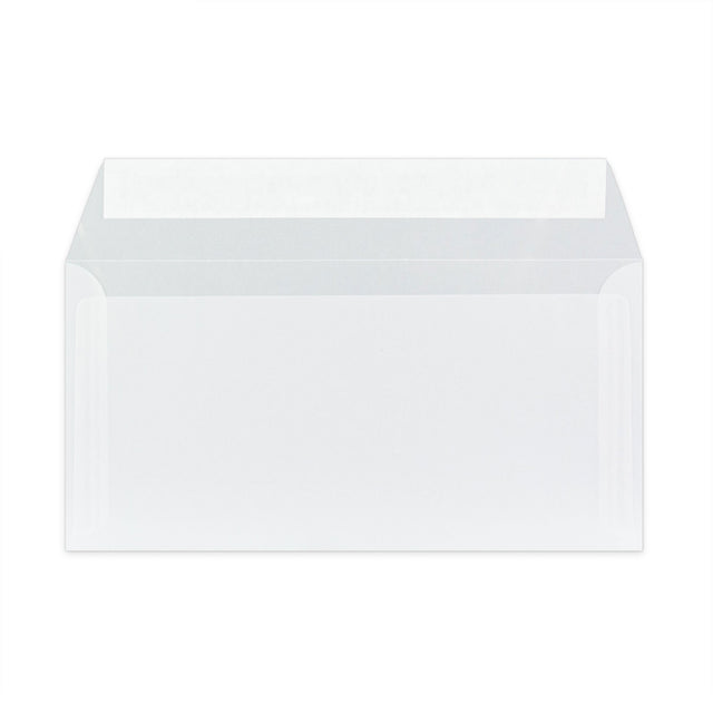 Translucent Envelopes Clear 110 x 220 mm (DL)