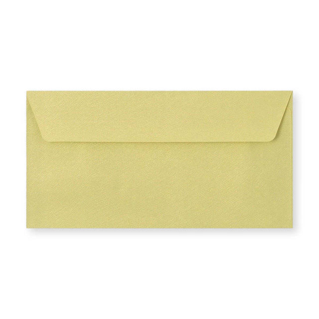 Textured Envelopes Bean Green 110 x 220 mm (DL)