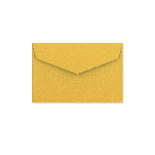 V-Flap Peel and Seal Envelopes Gold 62 x 94 mm