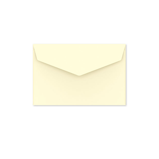 V-Flap Peel and Seal Envelopes Ivory 62 x 94 mm