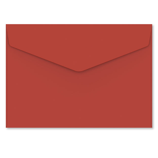 V-Flap Peel and Seal Envelopes Dark Red 162 x 229 mm (C5)