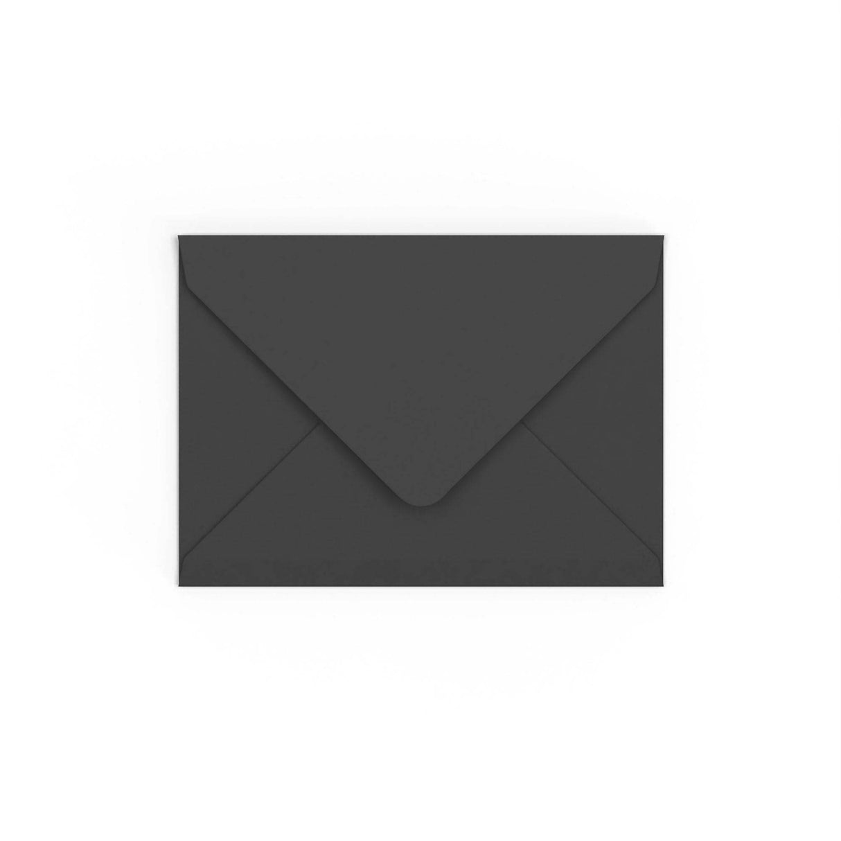 Black British Made Gummed V-Flap Envelope (133 x 184mm)