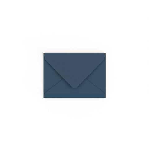C7 Navy Blue British Made Gummed V-Flap Envelope (82 x 113mm)