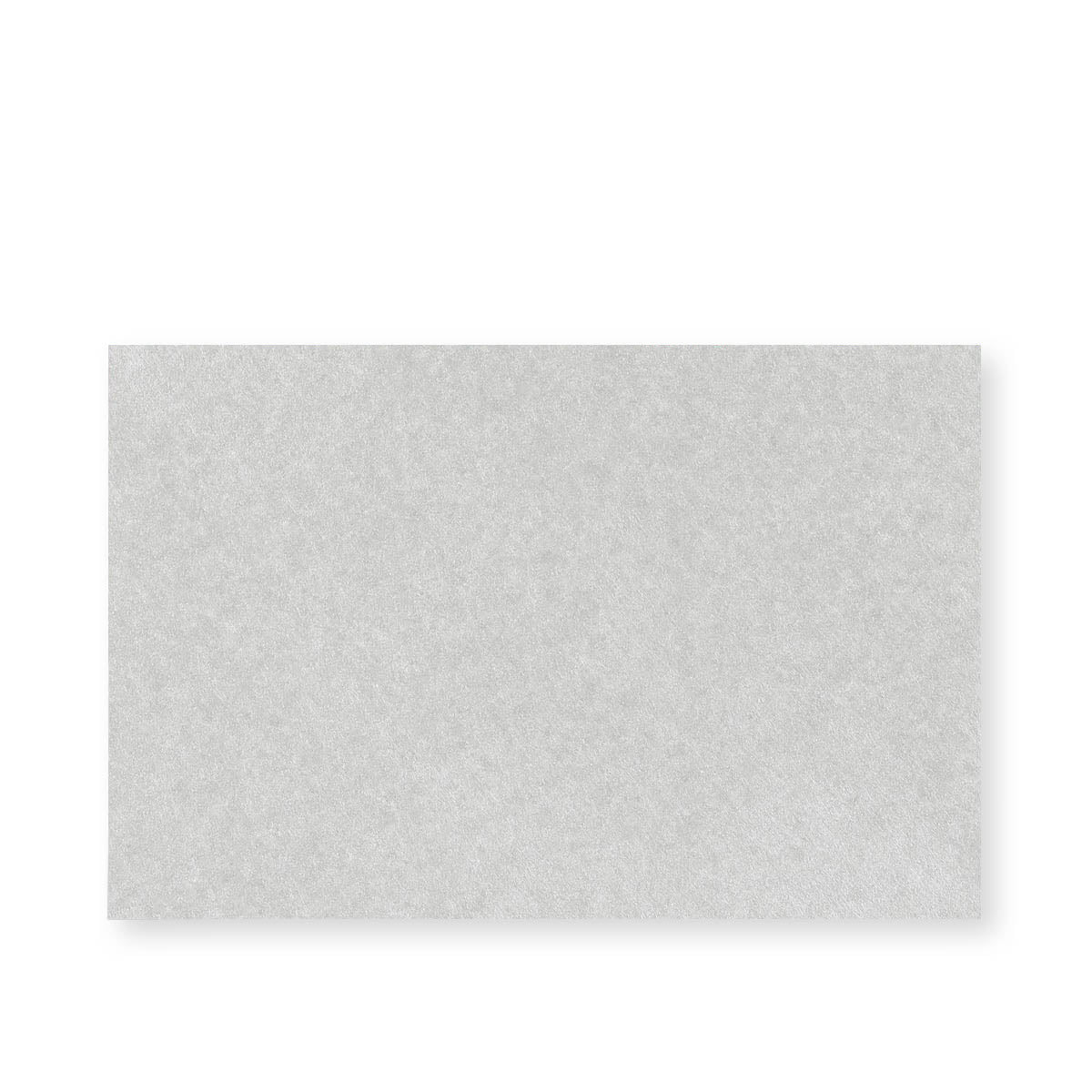 Metallic Silver Gummed V-Flap Greeting Card Envelope (62 x 94mm)