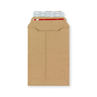 Manila Brown Peel & Seal Rigid Board Mailers Envelope (185 x 125mm)