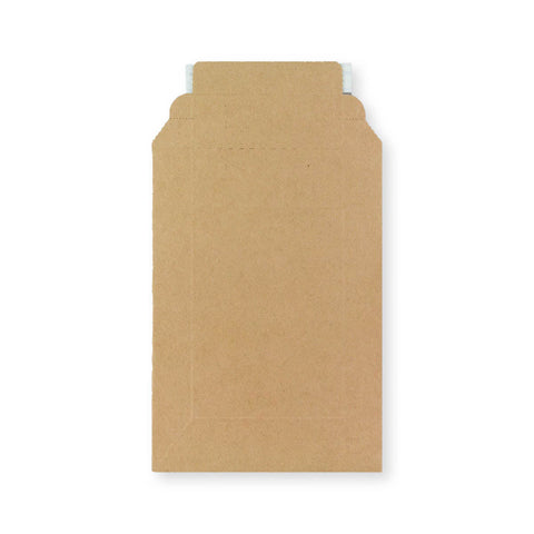 Manila Brown Peel & Seal Rigid Board Mailers Envelope (185 x 125mm)