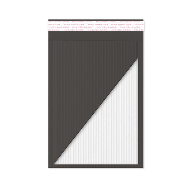 Corrugated Bag Mailers Black 265 x 180 mm (C5)