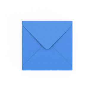 Bright Blue Gummed V-Flap Envelope (130 x 130mm)