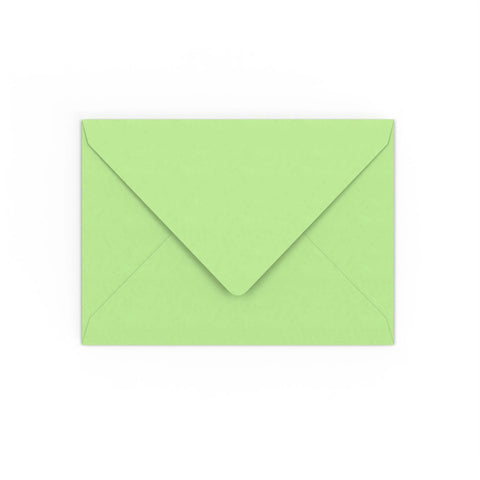 Pale Green Gummed V-Flap Envelope (133 x 184mm)