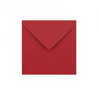 Dark Red Gummed V-Flap Envelope (140 x 140mm)