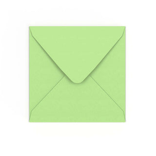 Pale Green Gummed V-Flap Envelope (155 x 155mm)