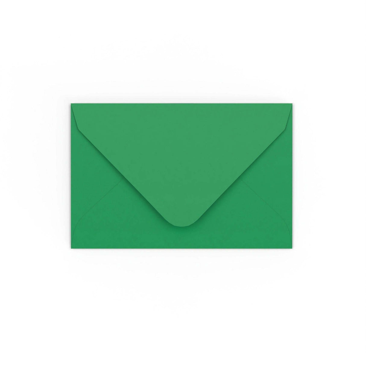 Dark Green Gummed V-Flap Envelope (65 x 94mm)