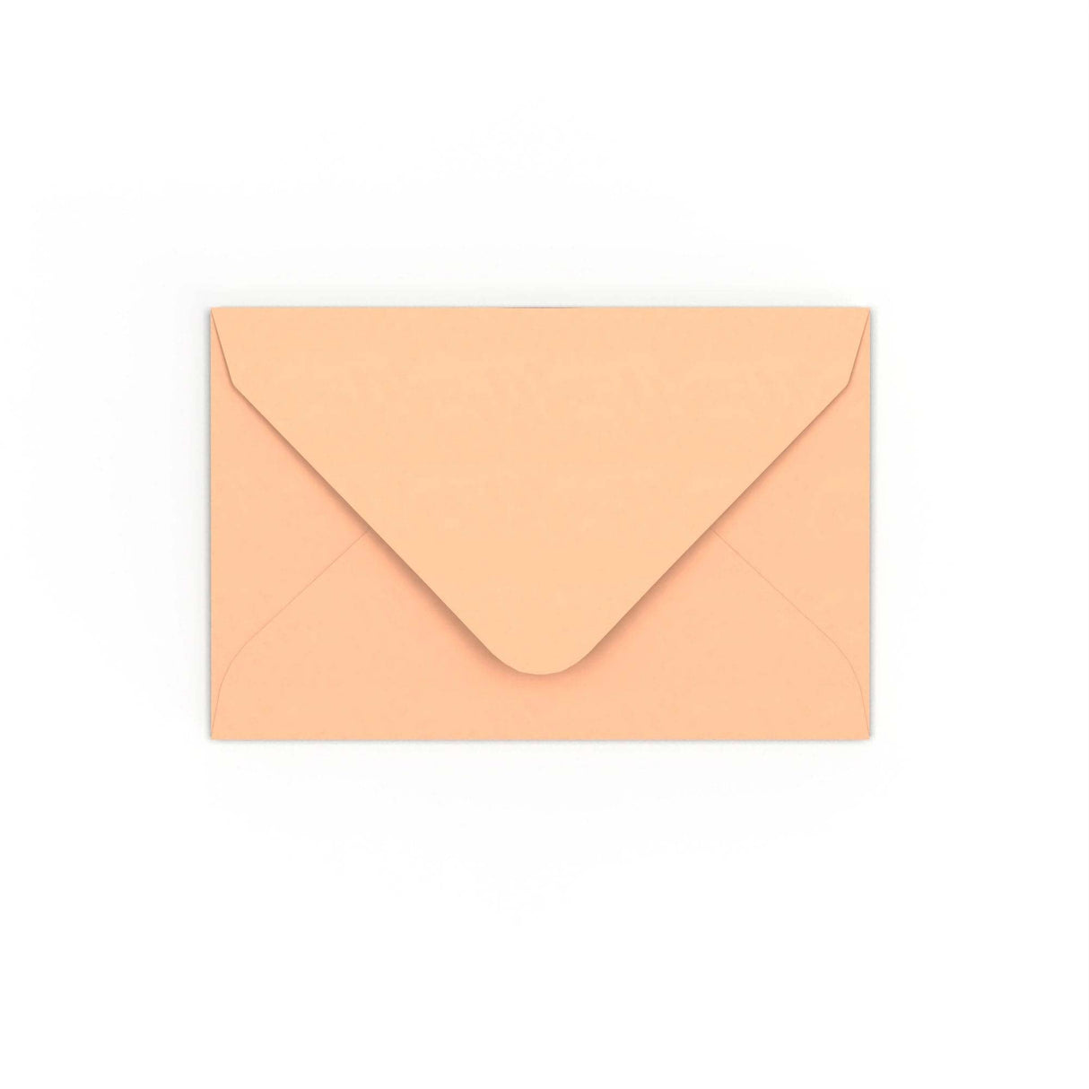 Salmon Pink Gummed V-Flap Envelope (65 x 94mm)