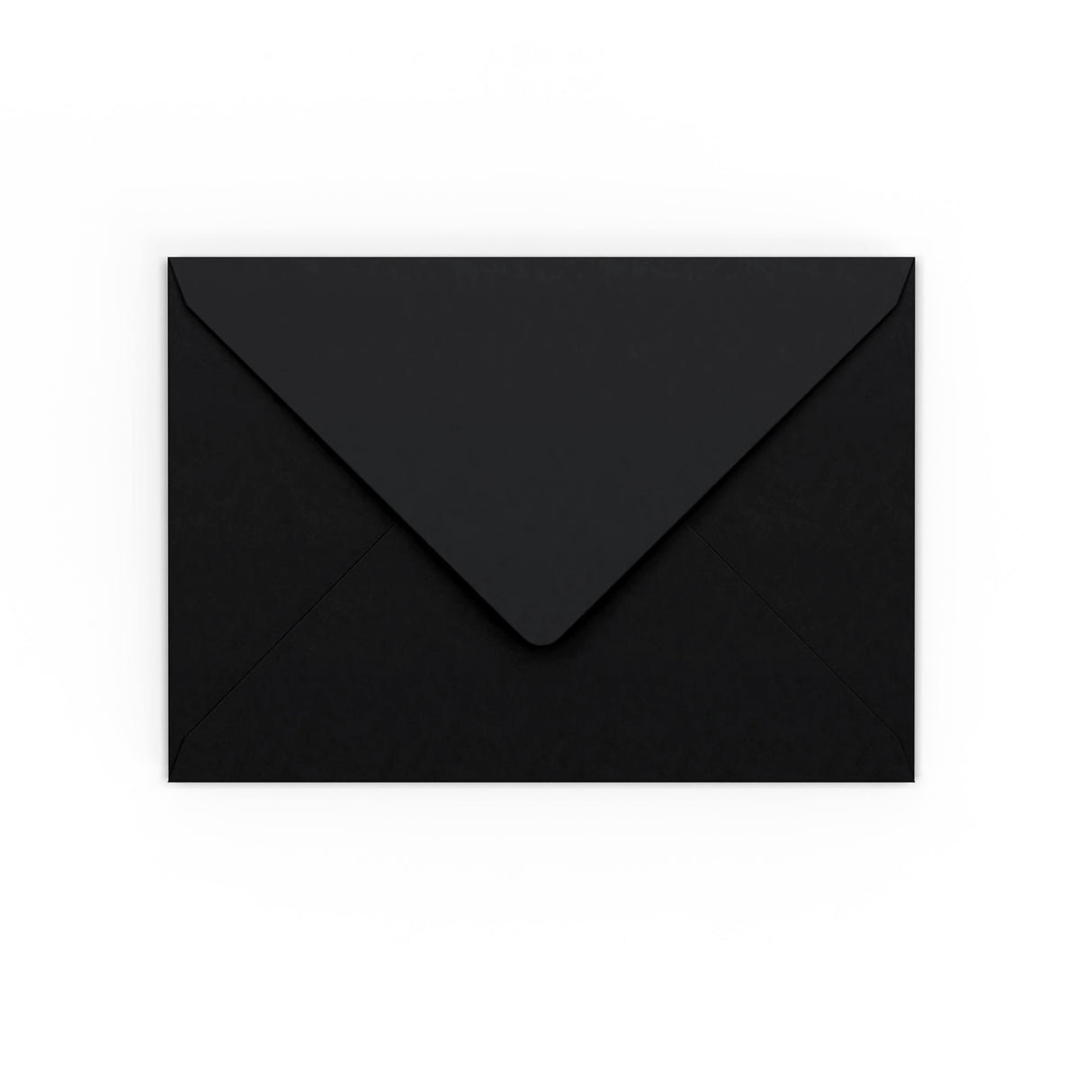C6 Black Gummed V-Flap Envelope (114 X 162 mm)