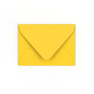 C7 Mid Yellow Gummed V-Flap Envelope (82 x 113mm)