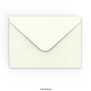 Milk White Hammered paper envelopes