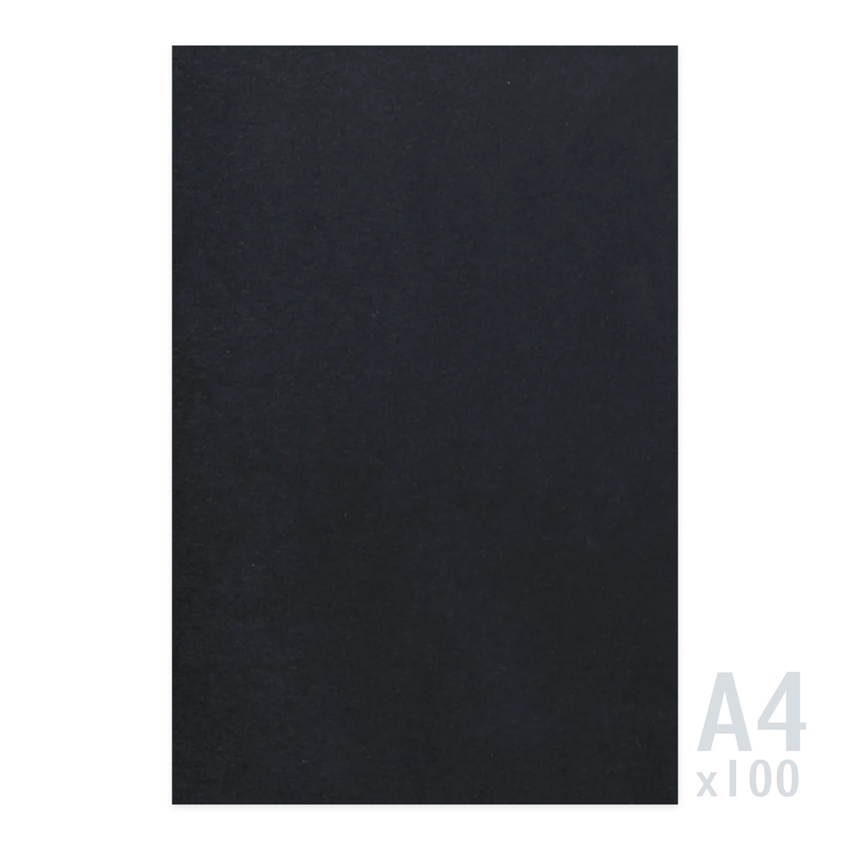 Black Paper 225gsm - 100 A4 Sheets