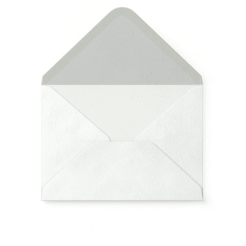 White Hammer Gummed V-Flap Envelope (125 x 175mm)