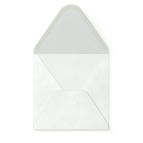 White Hammer Gummed V-Flap Envelope (130 x 130mm)
