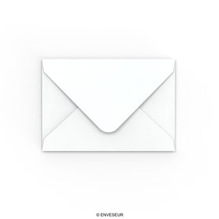 White Envelope Hammered Texture 65x94 mm