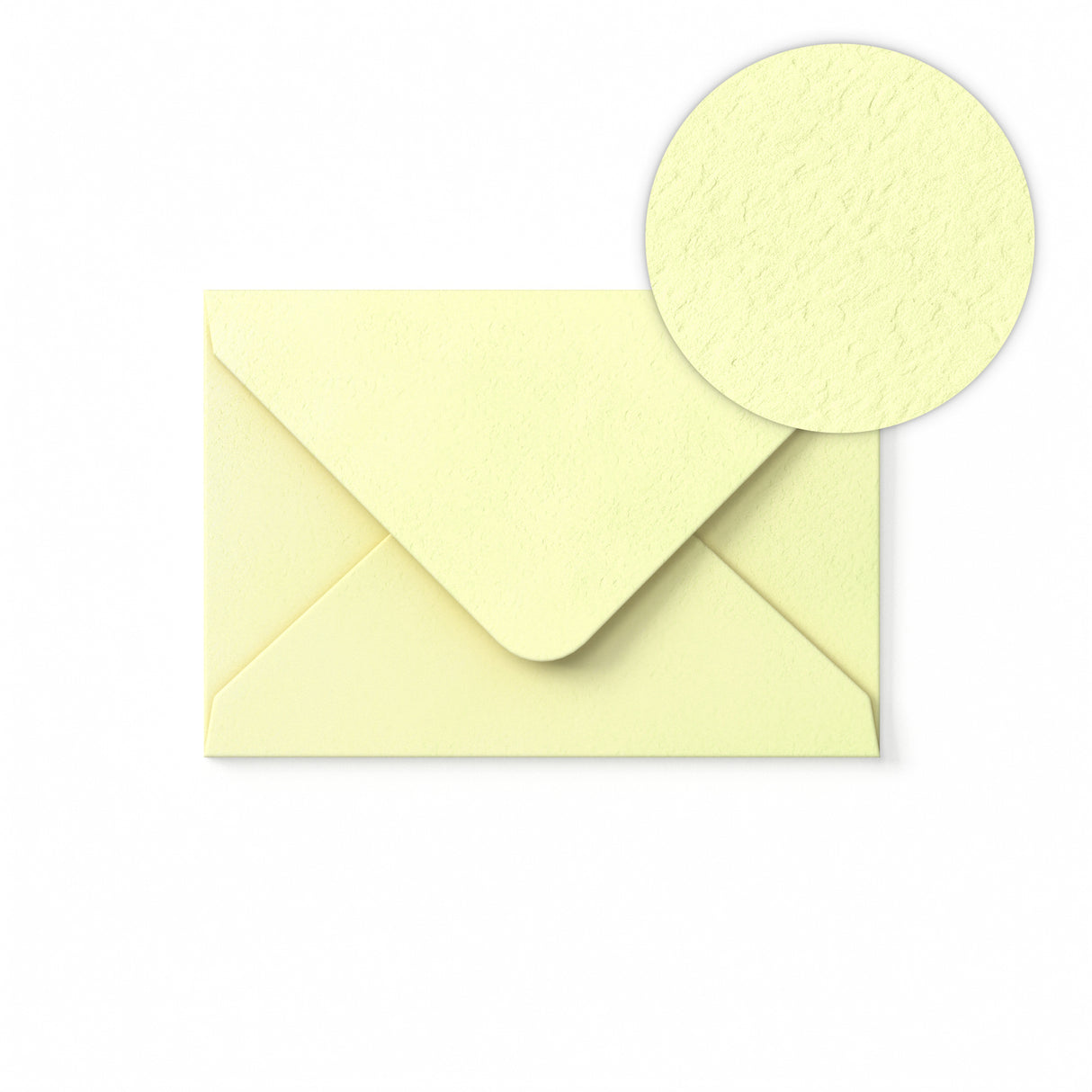 Ivory Envelope Hammered Texture 65x94 mm