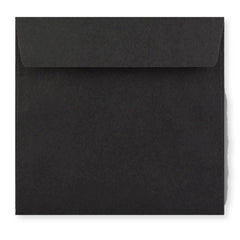 Black Coloured Peel & Seal Envelope (155 x 155mm)