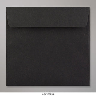 Black Coloured Peel & Seal Envelope (155 x 155mm)
