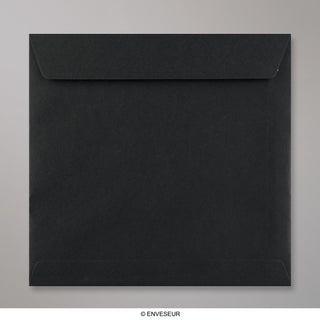Black Coloured Peel & Seal Envelope (220 x 220mm)