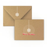 Envelope Christmas Snowflake design