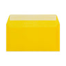 Coloured Translucent Envelopes Yellow 110 x 220 mm (DL)