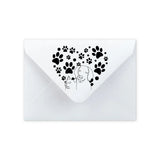 Envelope Paw Print design