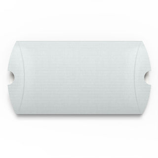 Corrugated Pillow Boxes Silver 229 x 162 mm (C5)