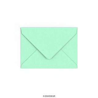 Jade Green British Made Gummed V-Flap Envelope (133 x 184mm)