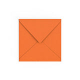 Flame Orange British Made Gummed V-Flap Envelope (155 x 155mm)