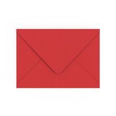 C5 Cherry Red British Made Gummed V-Flap Envelope (162 x 229mm)