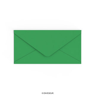 Kelly green envelope 110x220 mm (DL)