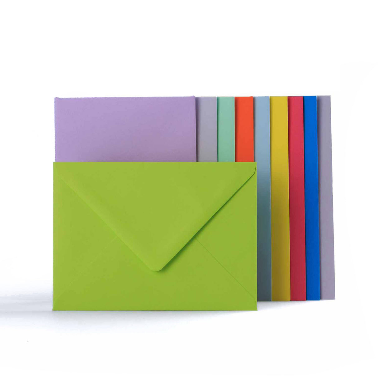 Envelopes in 10 assorted colours 100gsm