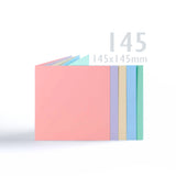 Assorted pastel cards 225gsm & envelopes 100gsm