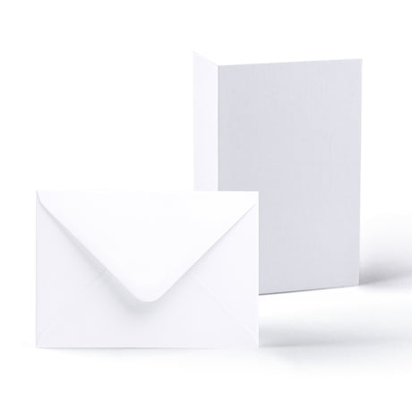 Smooth White Cards 250gsm and Envelopes 100gsm – Pack