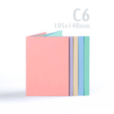Assorted pastel cards 225gsm & envelopes 100gsm