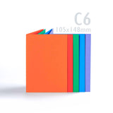 Assorted bright colour card 225gsm & envelopes 100gsm