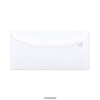 110x220 mm White commercial envelope