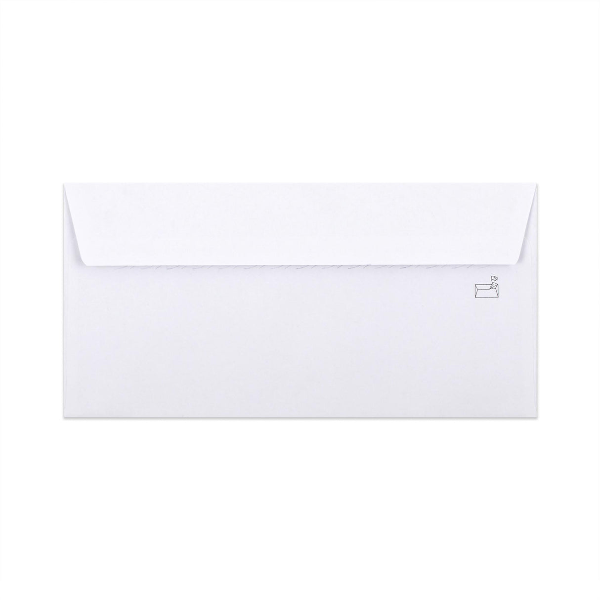 White Envelope with Internal Opacity - Window 110x220 mm (DL) 90gsm