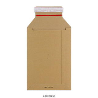 Manila Brown Peel & Seal Rigid Board Mailers Envelope (245 x 170mm)