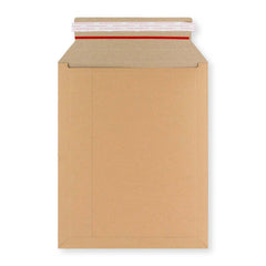 Manila Brown Peel & Seal Rigid Board Mailers Envelope (345 x 245mm)