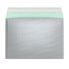 Metallic Finish Bubble Bag Mailers Silver 235 x 325 mm