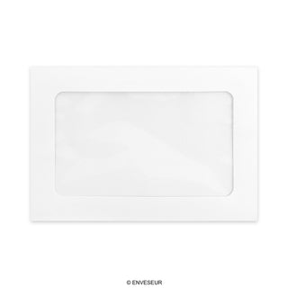 C5 White Peel & Seal Full View Window Envelope (162 x 229mm)