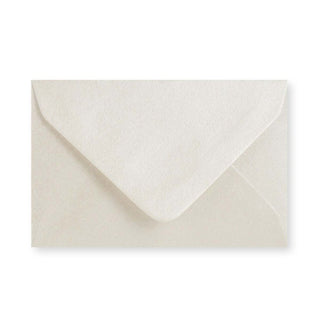 Oyster Gummed V-Flap Greeting Card Envelope (62 x 94mm)