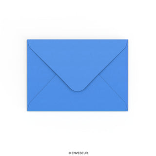 Bright Blue Gummed V-Flap Envelope (125 x 175mm)