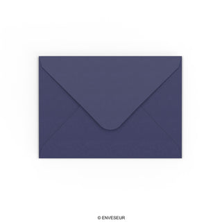 Dark Blue Gummed V-Flap Envelope (125 x 175mm)